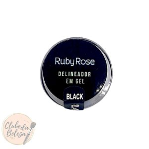 Delineador em Gel Black - Ruby Rose