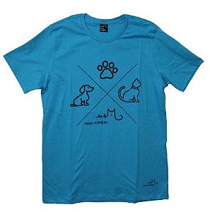 Camiseta Unissex X Cat and Dog
