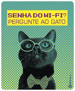 Placa Decorativa Senha do Wifi