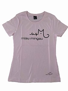 Camiseta Miau Mingau Logo Baby Look