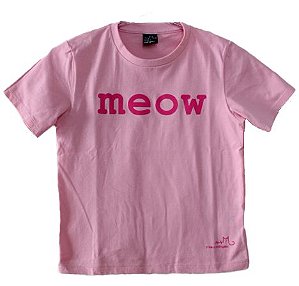 Camiseta Meow Infantil
