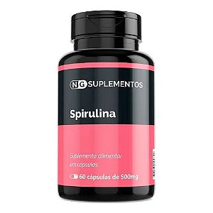 Spirulina 500 mg 60 capsulas NG Suplementos