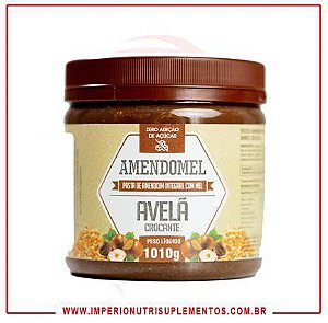 Pasta de Amendoim Amendomel (1Kg) Avelã Crocante