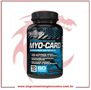 CARDARINE HARD CORE SERIES 10 MG 60 CAPS -  MYO-CARD