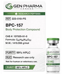 BPC-157 10mg - Cicatrização Rápida e Reparação de Lesões (Genpharma)