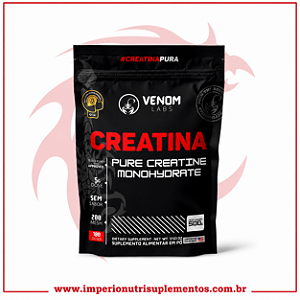 Creatina Monohidratada Pura Venom Labs 500g - Sem Sabor - 166 Doses
