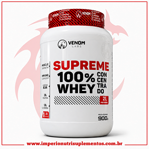Whey Protein Supreme 100% Concentrado Venom Labs 900g - 25 Doses
