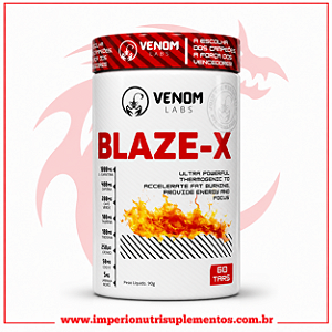 Blaze-X Venom Labs Termogênico 90g - 60 Tabs