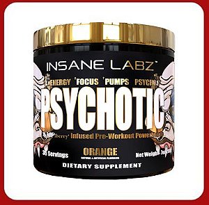 Psychotic Gold Insane Pré Treino 35 Doses