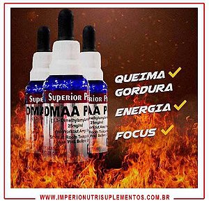 DMAA PURE 30ML (QUEIMA DE GORDURA,ENERGIA E FOCUS)
