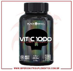 VIT C 1000 (100TABS) - BLACK SKULL