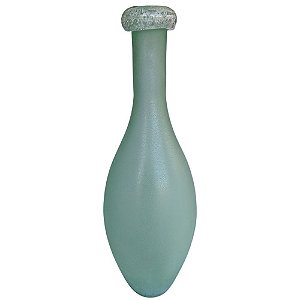 Vaso Decorativo Nevado em Vidro 50cm Verde