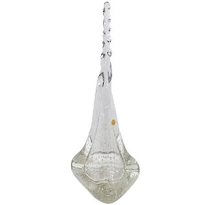 Peça Decorativa Gota Mia Murano Transparente Grande