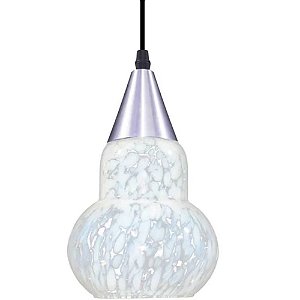 Pendente Verona E27 Vidro 40W Aerado - TASCHIBRA