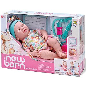 Boneca Reborn Maternidade com Acessórios New Born