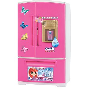 Geladeira da Princesa Meg Sai Água de Verdade Magic Toys