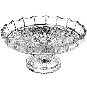 Centro de Mesa com Pé em Cristal Ø31cm  PK Series - CLASS