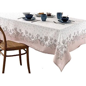 Toalha de Mesa Renova Marcelle 1,40x2,10m Estampada - DOHLER