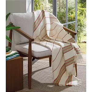 Manta para Decoração 1,50x2,10m Lyon  100% Algodão - DOHLER