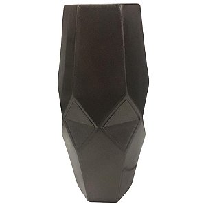 Vaso Decorativo Cancun 37cm Cinza – Ana Claudia