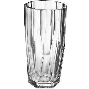 Vaso Decorativo Odda em Vidro Transparente 28cm - Mimo Style