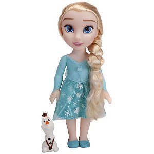Boneca Disney Frozen Elsa Passeio com Olaf - Mimo Toys