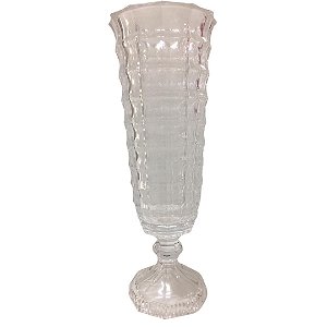 Vaso Decorativo Alto em Vidro 41 cm Transparente – Tecnoserv