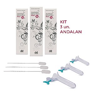 Kit Andalan Silverflex  Mini Cu 380 Ag C/ 3 Unidades