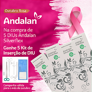 5 Dius Andalan Silverflex Cu 380 Ag e Ganhe 5 kit de Inserção de Diu