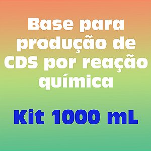 Base para produção de CDS no gerador por reação química - Kit 1000 mL