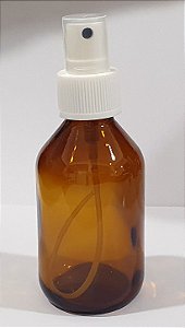 Frasco spray 80 mL em vidro âmbar (frasco vazio)