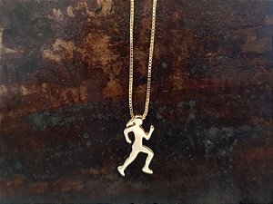 Colar Corredora Banhado a Ouro 18K