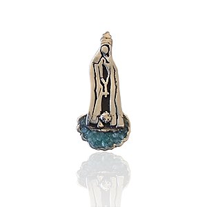 Pingente de Nossa Senhora de Fatima na Nuvem prata925.