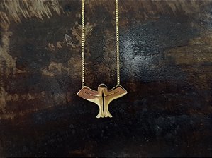 Colar Plano Piloto Espírito Santo mini Banhado a ouro 18k