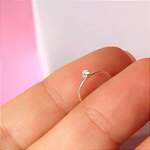 Piercing argola nariz 10mm ponto de luz prata 925