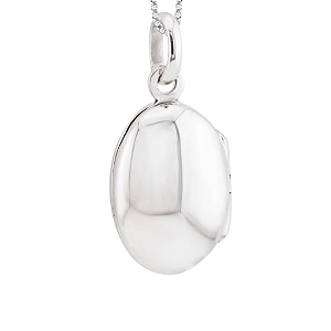 Pingente avulso relicário oval liso prata 925 [com foto]