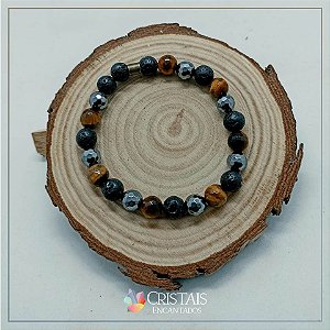 Pulseira tripla proteção 8mm
