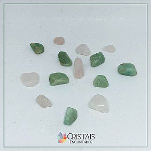 Kit de cristais para mandala do amor