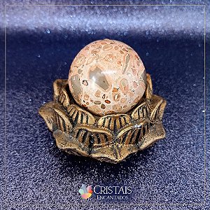 Esfera de leopardita