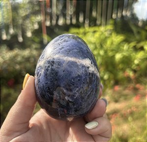Ovo de sodalita Tamanho Gigante
