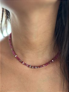 Chocker jaspe melancia