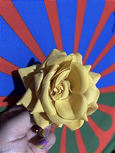 Acessório de Cabelo (flor amarela)