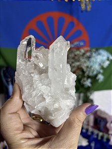 Drusa Quartzo Transparente Grande - Peça Única.