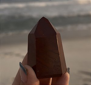Ponta Geradora de Jaspe Vermelho