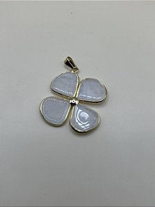 Pingente de Trevo em Cristal