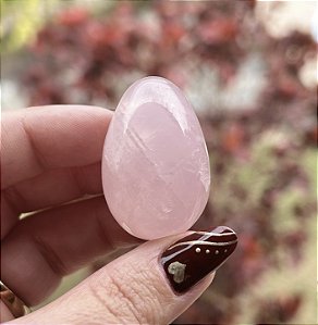 Ovo de Quartzo Rosa