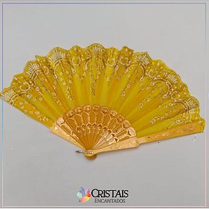Leque de tecido Com Brilho