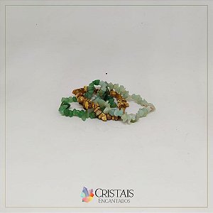 Trio de pulseiras para saúde