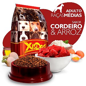 Ração High Premium  - Xisdog - Adulto Raças Médias - Cordeiro