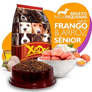 Ração High Premium  - Xisdog - Adulto Raças Pequenas Senior - Frango